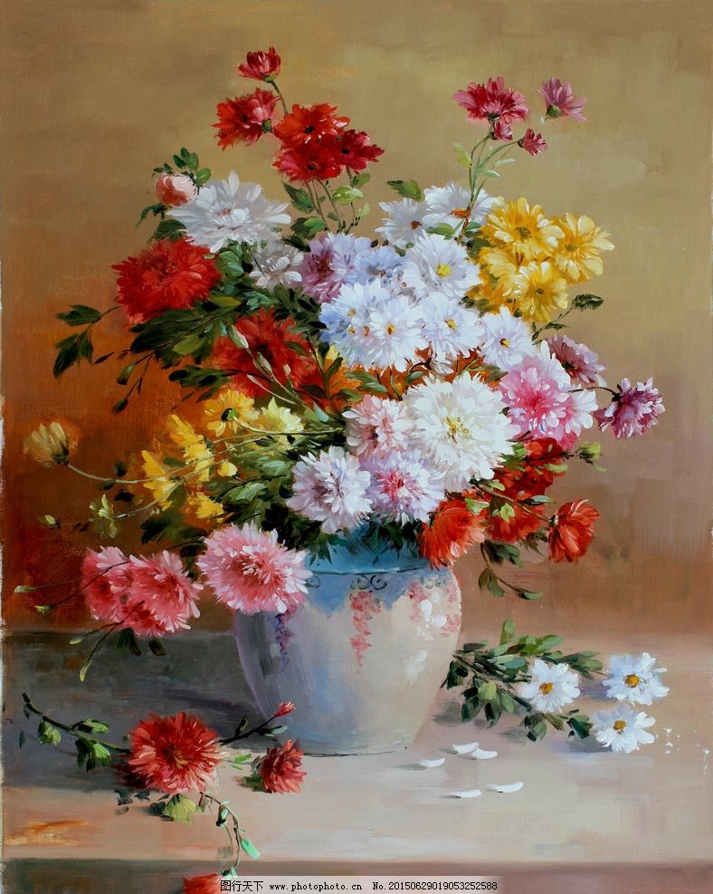 藝術(shù)與家居的邂逅 油畫(huà)花卉與現(xiàn)代家電的融合之美